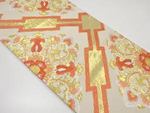 華紋織り出し袋帯